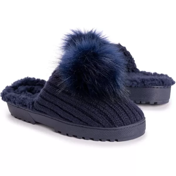 MUK LUKS Womens Charsma SlipperDark Sapphire