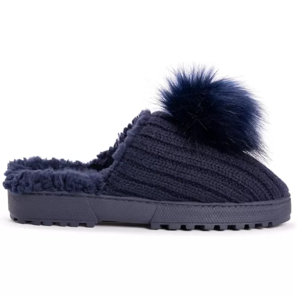 MUK LUKS Womens Charsma SlipperDark Sapphire