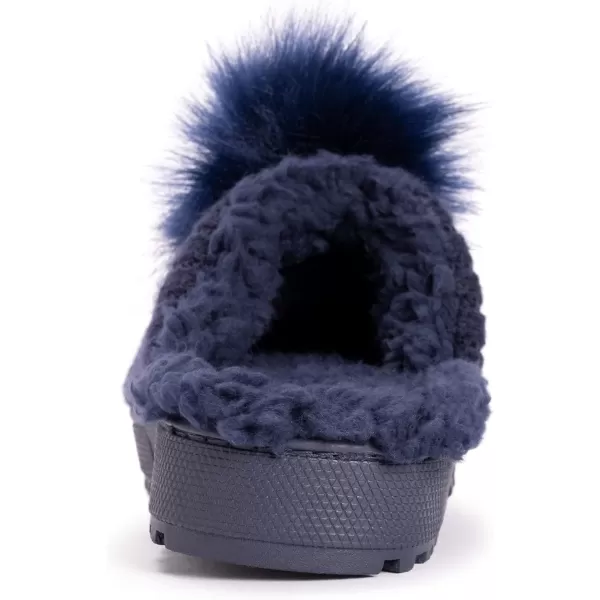 MUK LUKS Womens Charsma SlipperDark Sapphire