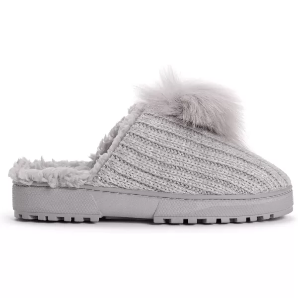 MUK LUKS Womens Charsma SlipperMedium Grey Heather