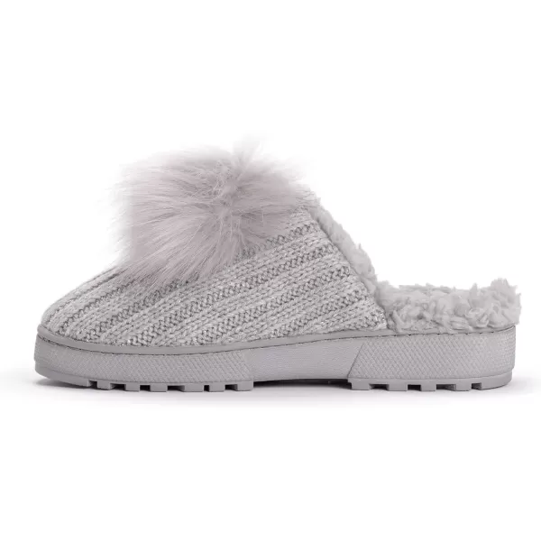 MUK LUKS Womens Charsma SlipperMedium Grey Heather