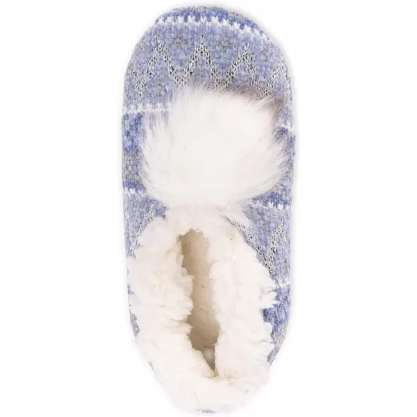 MUK LUKS Womens Chenille Ballerina SlippersMoonstone