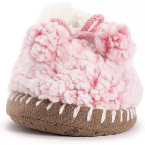 MUK LUKS Womens Chenille Ballerina SlippersPink