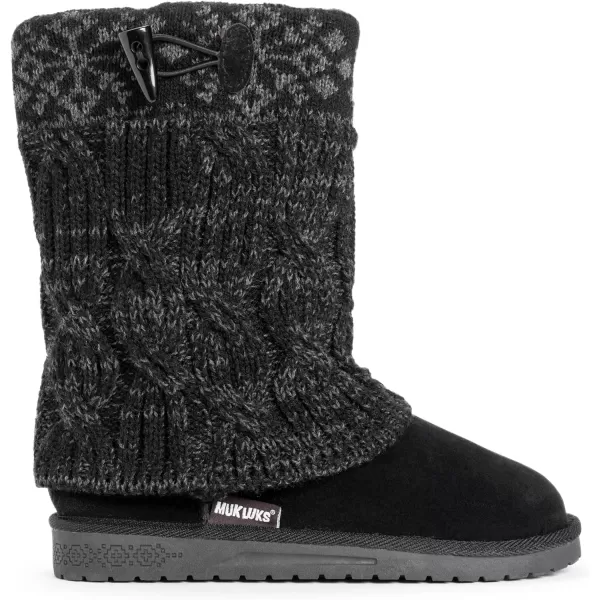 MUK LUKS Womens Cheryl Fashion BootsBlack