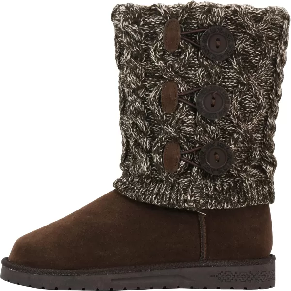 MUK LUKS Womens Cheryl Fashion BootsBrown Marl