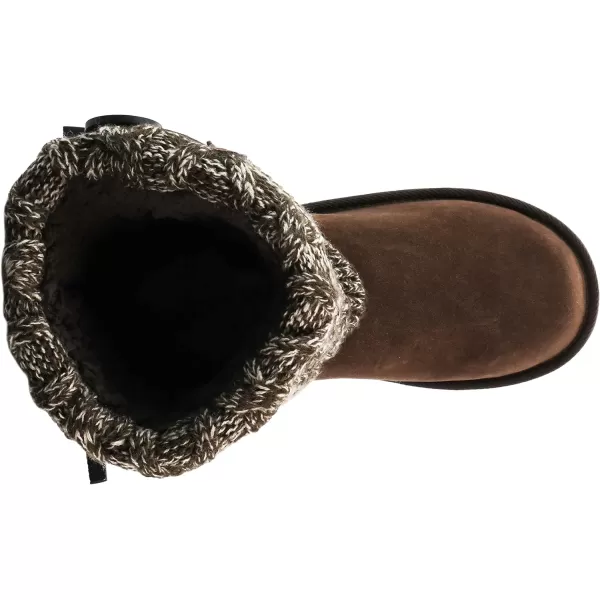 MUK LUKS Womens Cheryl Fashion BootsBrown Marl