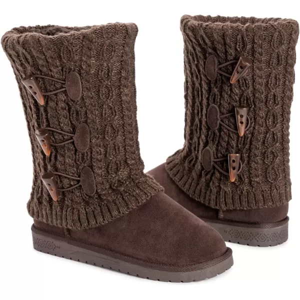 MUK LUKS Womens Cheryl Fashion BootsBrownJava