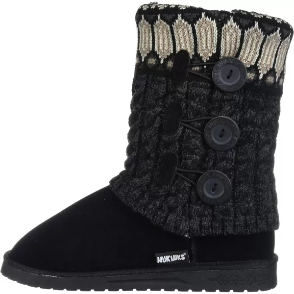 MUK LUKS Womens Cheryl Fashion BootsEbony