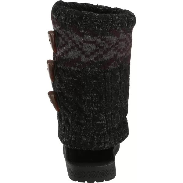 MUK LUKS Womens Cheryl Fashion BootsEbony Marl