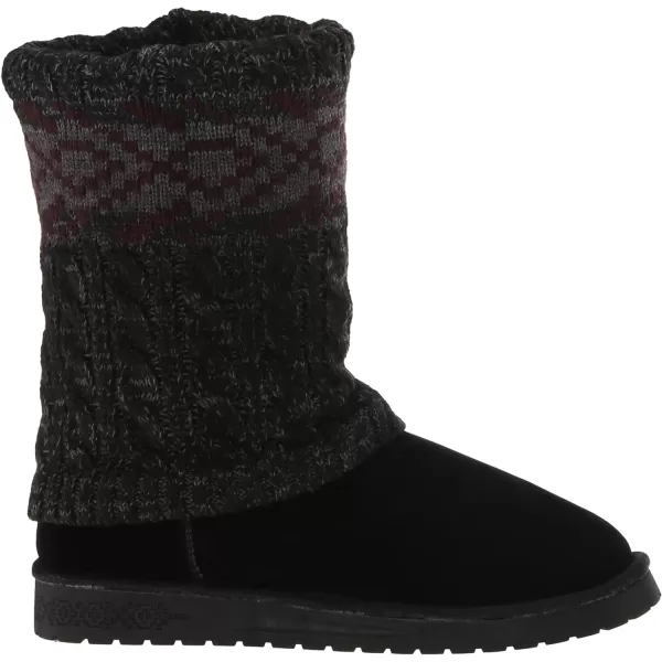 MUK LUKS Womens Cheryl Fashion BootsEbony Marl