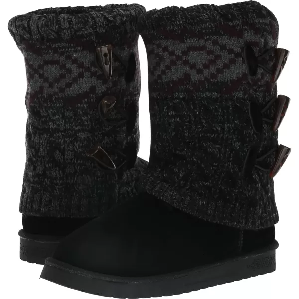 MUK LUKS Womens Cheryl Fashion BootsEbony Marl