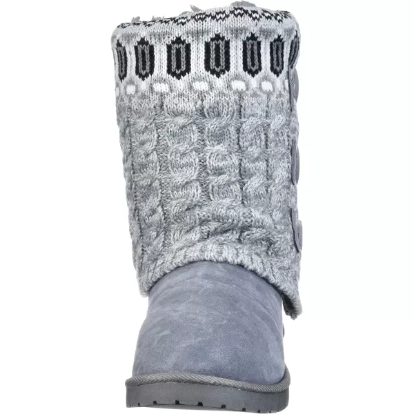 MUK LUKS Womens Cheryl Fashion BootsLight Grey