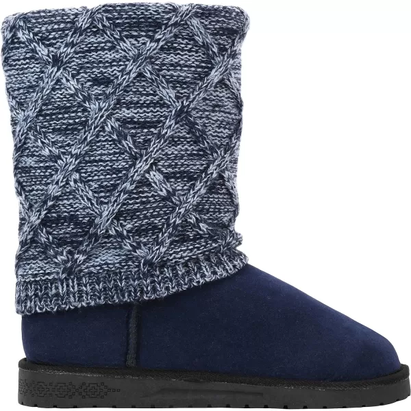 MUK LUKS Womens Cheryl Fashion BootsNavy