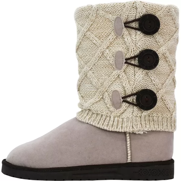 MUK LUKS Womens Cheryl Fashion BootsVanilla Marl