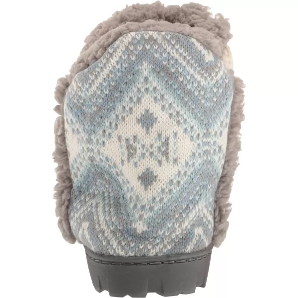 MUK LUKS Womens Cheyenne SlippersBlueIvory