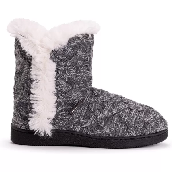 MUK LUKS Womens Cheyenne SlippersGrey Marl