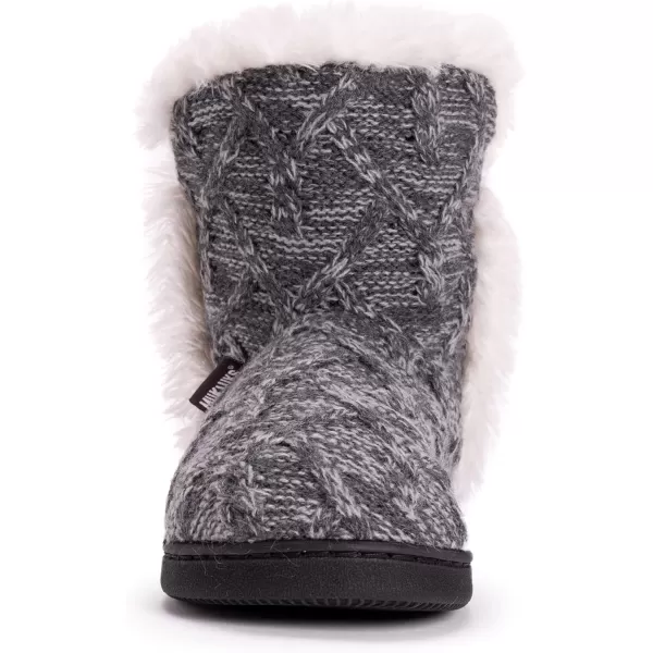 MUK LUKS Womens Cheyenne SlippersGrey Marl