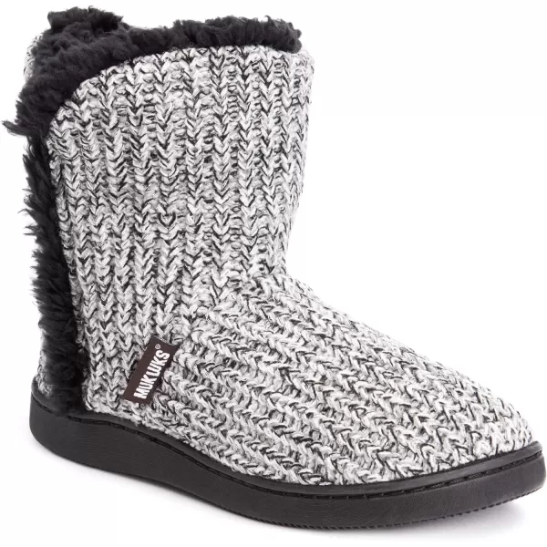 MUK LUKS Womens Cheyenne SlippersLight Grey