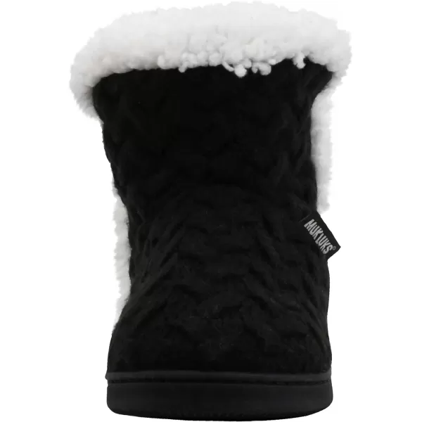 MUK LUKS Womens Cheyenne SlippersTribal BlackWhite