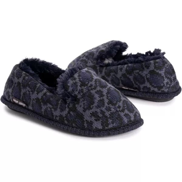 MUK LUKS Womens Chiara SlippersDark Sapphire