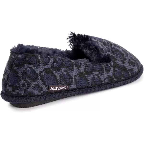 MUK LUKS Womens Chiara SlippersDark Sapphire