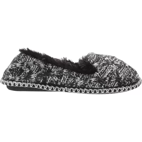 MUK LUKS Womens Chiara SlippersEbonyGhost