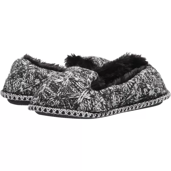 MUK LUKS Womens Chiara SlippersEbonyGhost