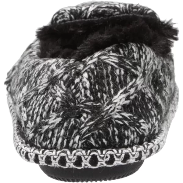 MUK LUKS Womens Chiara SlippersEbonyGhost