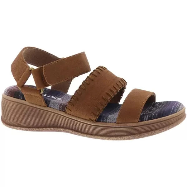 MUK LUKS Womens City Soul SandalsCognac