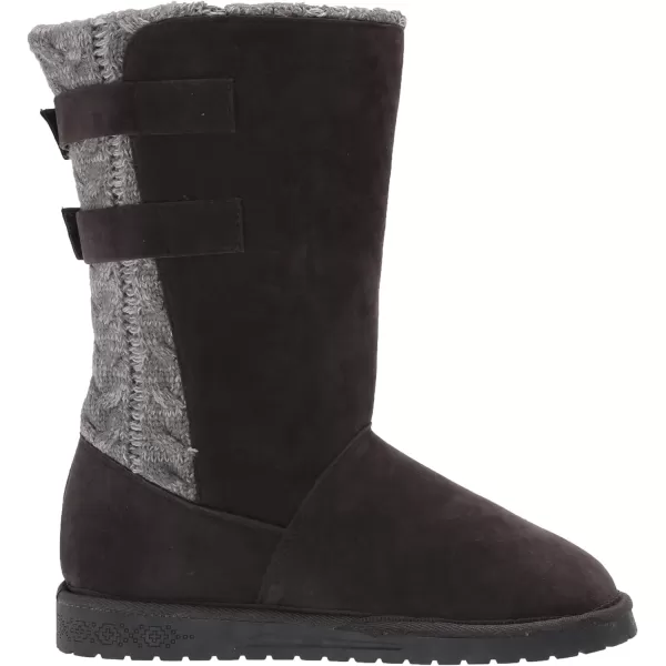 MUK LUKS Womens Essentials Jean Boots FashionGrey Cable