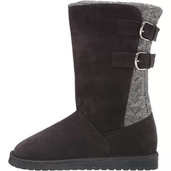 MUK LUKS Womens Essentials Jean Boots FashionGrey Cable