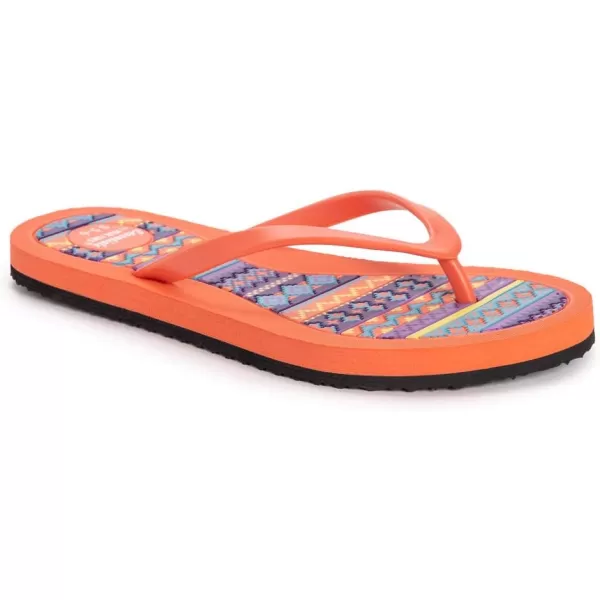 MUK LUKS Womens Essentials Peri Flip Flops SandalCamellia