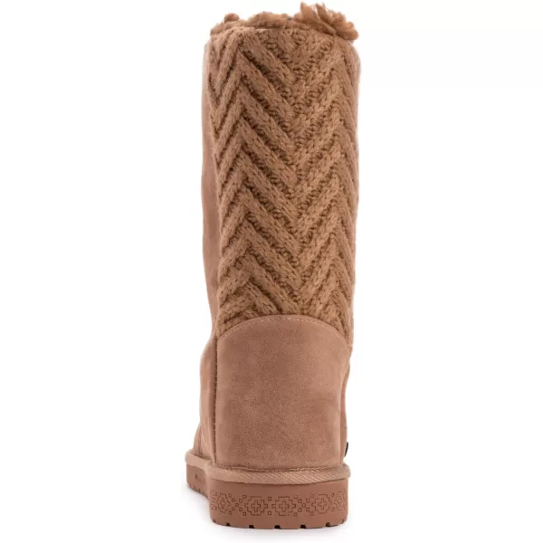 MUK LUKS Womens Essentials Sarina Boots FashionCamel