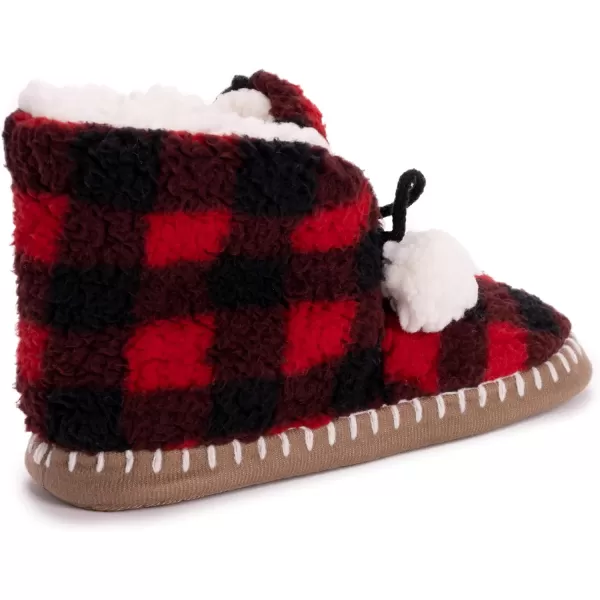 MUK LUKS Womens Family Slipper BootieBuffalo Check