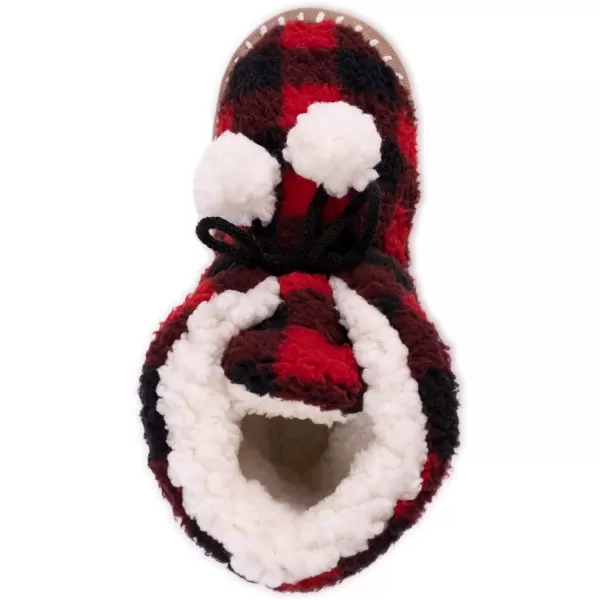 MUK LUKS Womens Family Slipper BootieBuffalo Check