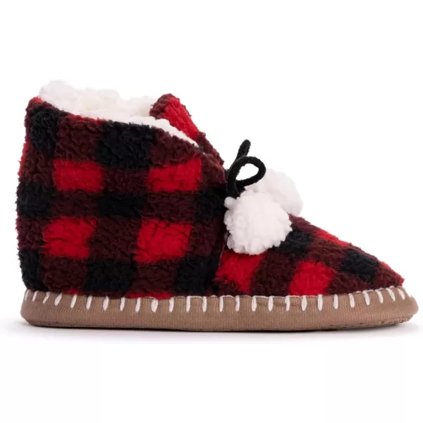 MUK LUKS Womens Family Slipper BootieBuffalo Check