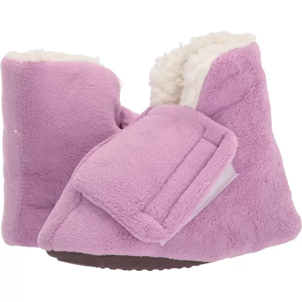 MUK LUKS Womens Faux Fur Lined Bootie SlippersLavender