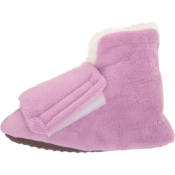 MUK LUKS Womens Faux Fur Lined Bootie SlippersLavender