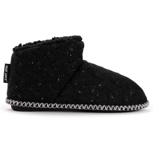 MUK LUKS Womens Fawn SlippersBlack