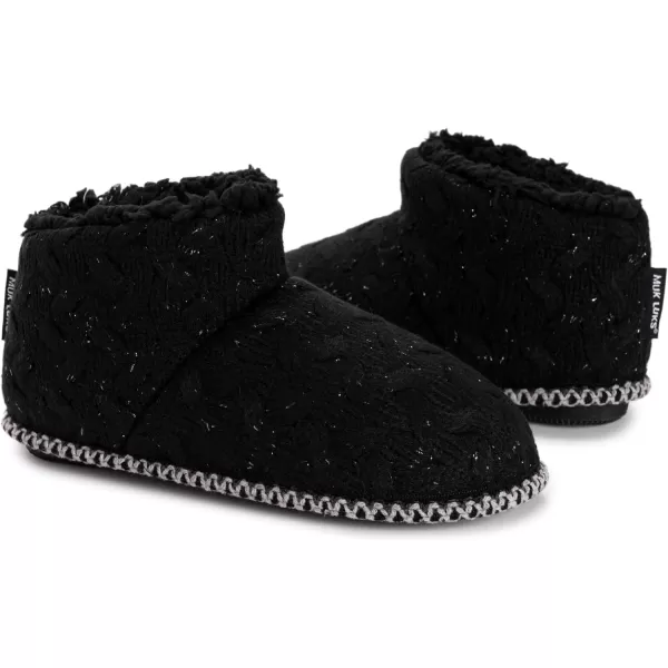 MUK LUKS Womens Fawn SlippersBlack