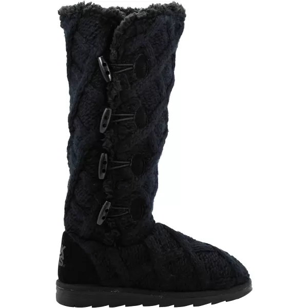 MUK LUKS Womens Felicity Boots Fashion MediumBlack Cable