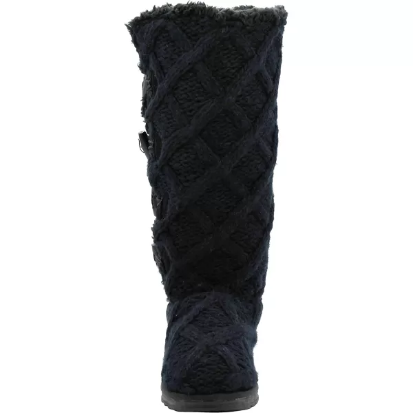 MUK LUKS Womens Felicity Boots Fashion MediumBlack Cable