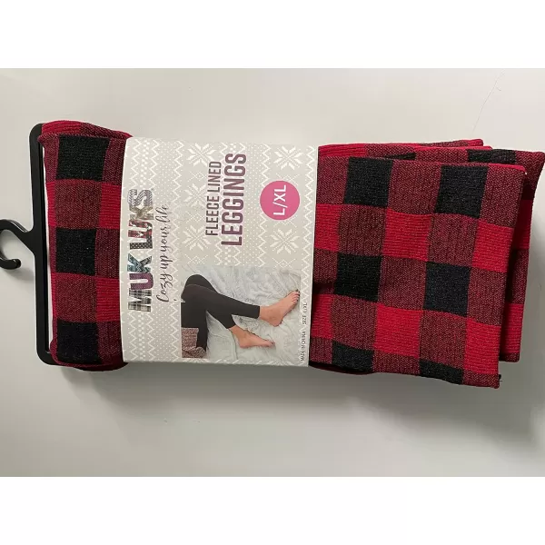 MUK LUKS Womens FleeceLinedRed Buffalo