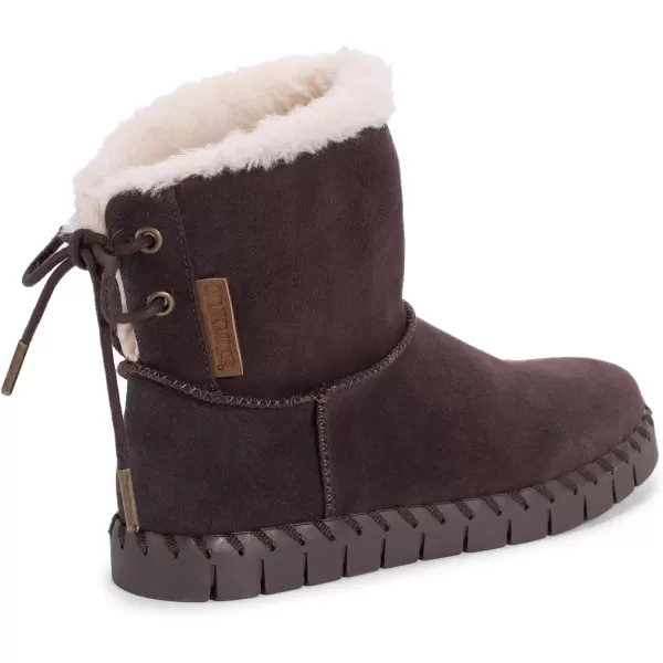 MUK LUKS Womens Flexi Albany Boots FashionChocolate