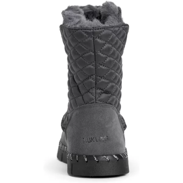 MUK LUKS Womens Flexi Bridgehampton Boot FashionDark Grey