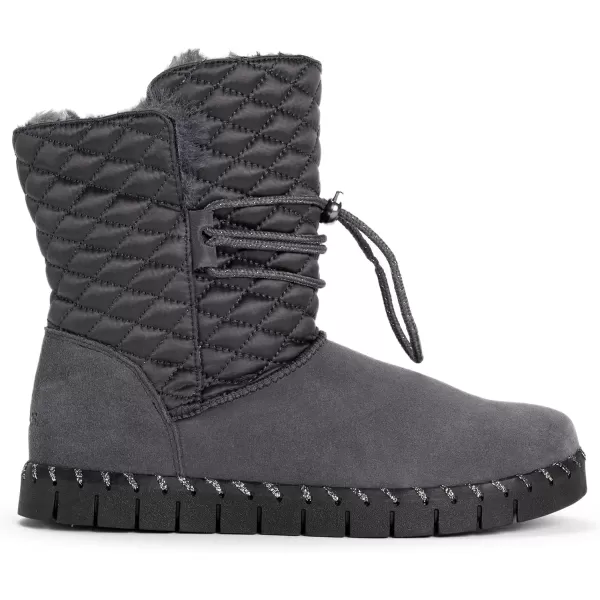 MUK LUKS Womens Flexi Bridgehampton Boot FashionDark Grey