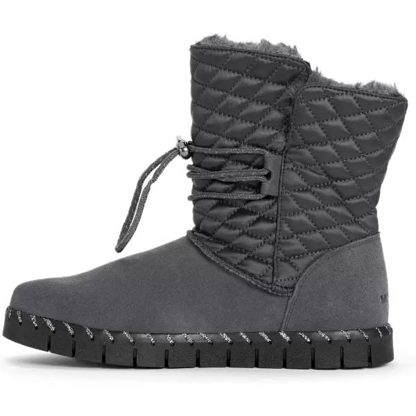 MUK LUKS Womens Flexi Bridgehampton Boot FashionDark Grey