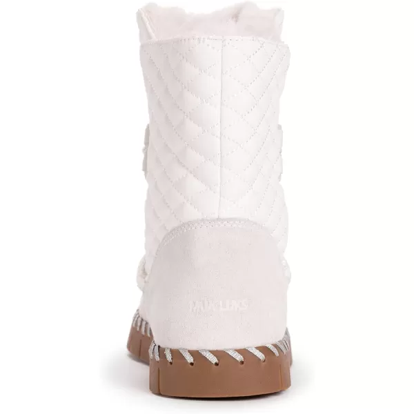 MUK LUKS Womens Flexi Bridgehampton Boot FashionWinter White