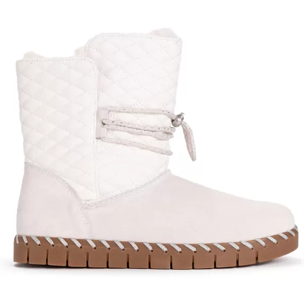 MUK LUKS Womens Flexi Bridgehampton Boot FashionWinter White