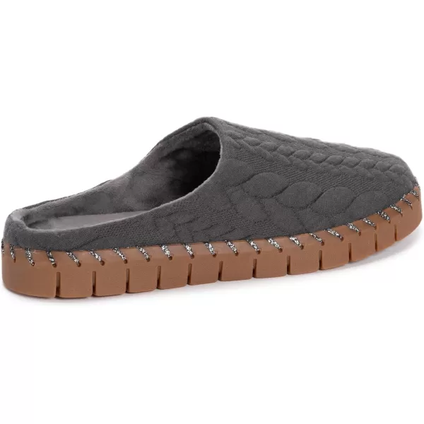 MUK LUKS Womens Flexi Long Island Shoe ClogDark Grey